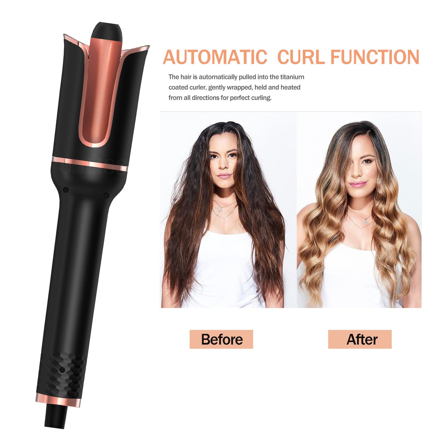 Avellerra Automatic Rotating Hair Curler